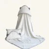 Organic Bamboo Baby Hooded Thick 500GSM Super Soft Breathable High Absorbent Bamboo Bath Towel fox Design Bamboo Hooded Towels