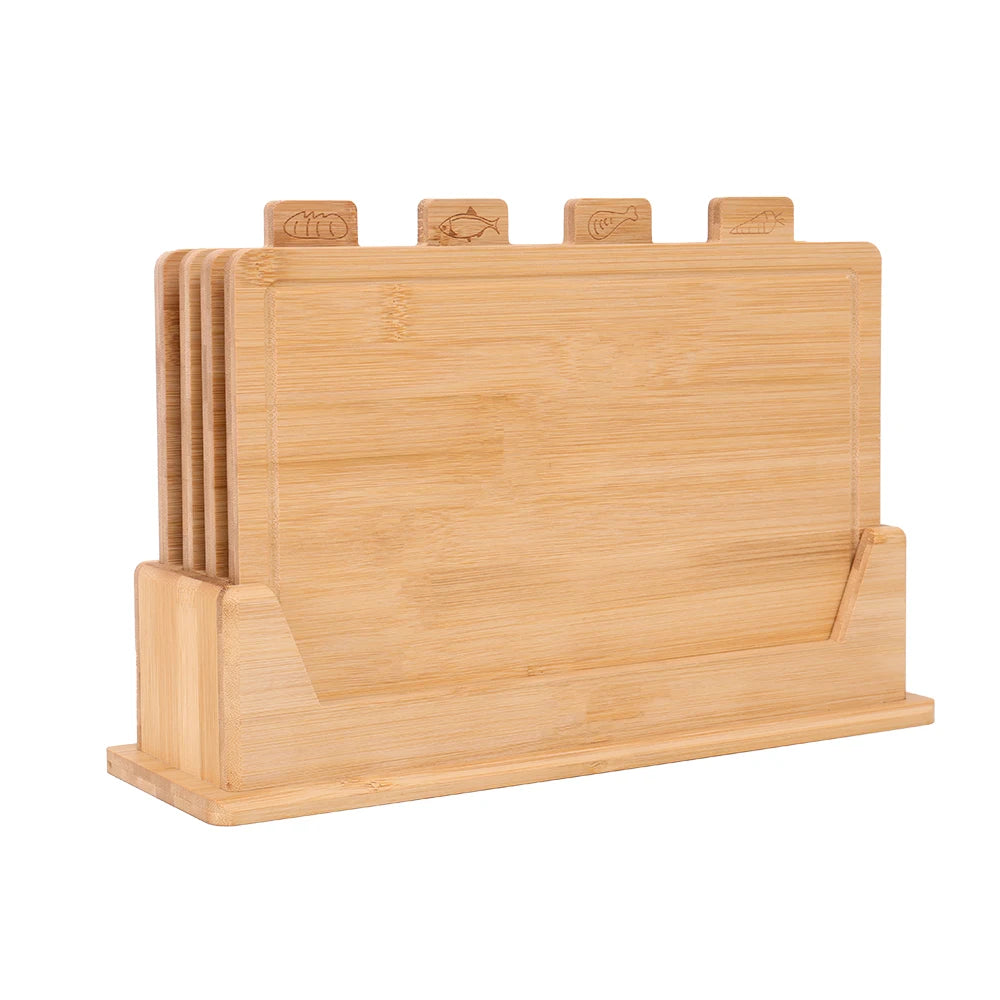 High-quality Eco-Friendly Bamboo Cutting Board-Dishwasher Safe Customizable Size & Logo for Chopping and Charcuterie