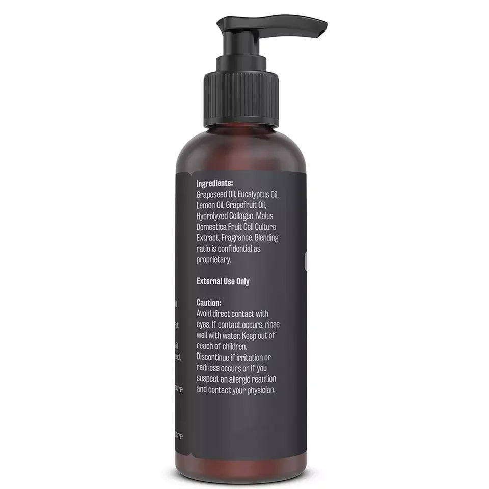 HANLINGER Private Label Organic Anti Cellulite Massage Oil with Tea Tree Lavender Orange & Ginger-240ml Nourishing Body Oil