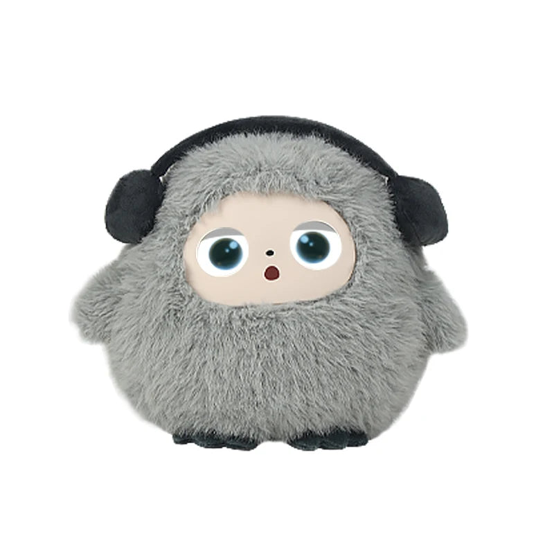 High-Tech Kawaii Green Talking AI Bear Toy Super Soft Organic Cotton Fabric Embroidered LED Eyes PP Cotton Filling Birthday
