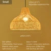 Modern Handmade Bamboo Rattan Hanging Lamp for Restaurant Kitchen Teahouse Farmhouse Home Decor Chandeliers & Pendant Lights