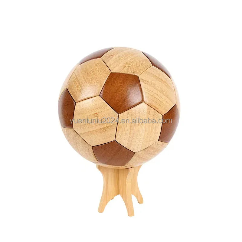 Customizable Bamboo Soccer Ball Eco-Friendly Luxury Corporate Gift & Sports Memorabilia for Special Occasions