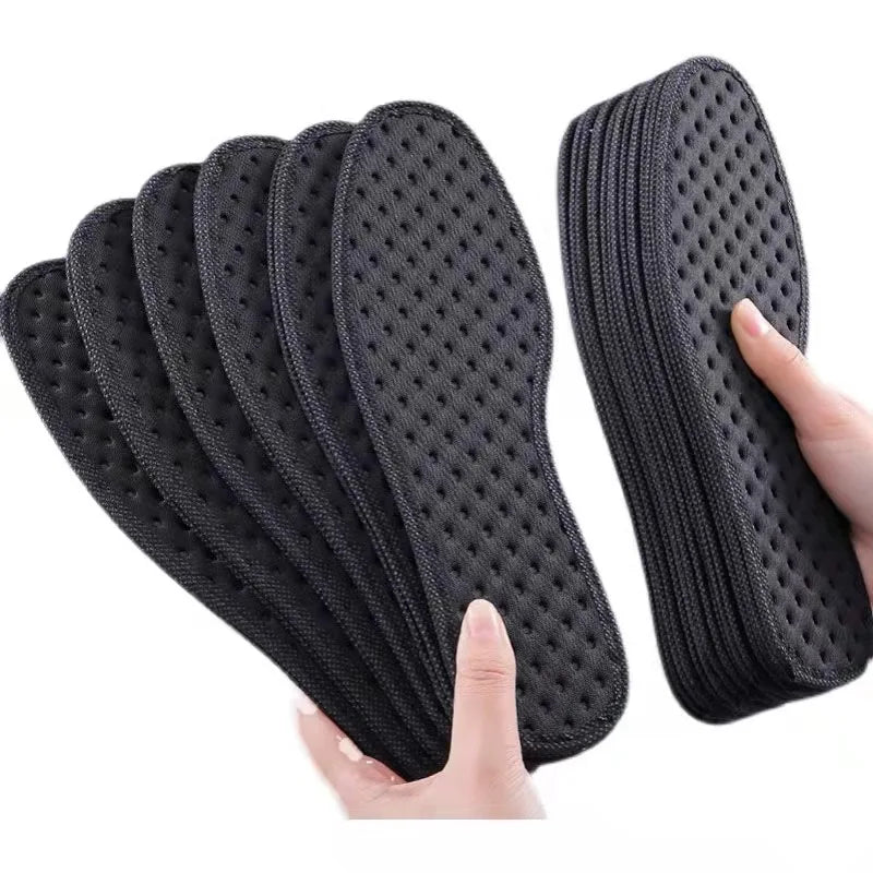 Bamboo Charcoal Insoles for Shoes Plant Deodorant Running Sports Insole Feet Thickened Shock Absorbing Shoe Insole