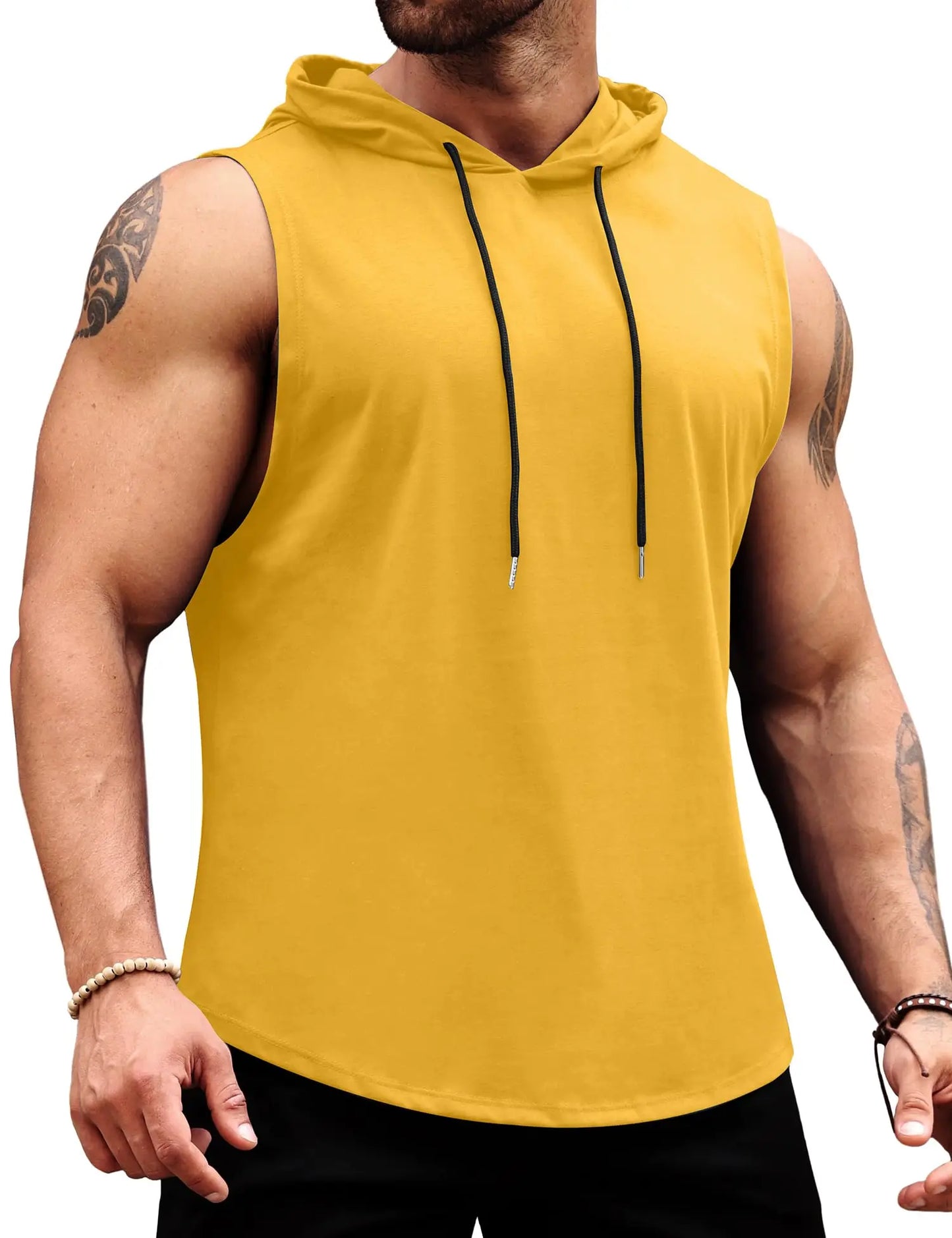 Wholesale Bamboo Breathable Casual Gym  Men's Workout Clothing Sleeveless Shirt  Fitness Sportswear Men Vests Muscle Tank Top