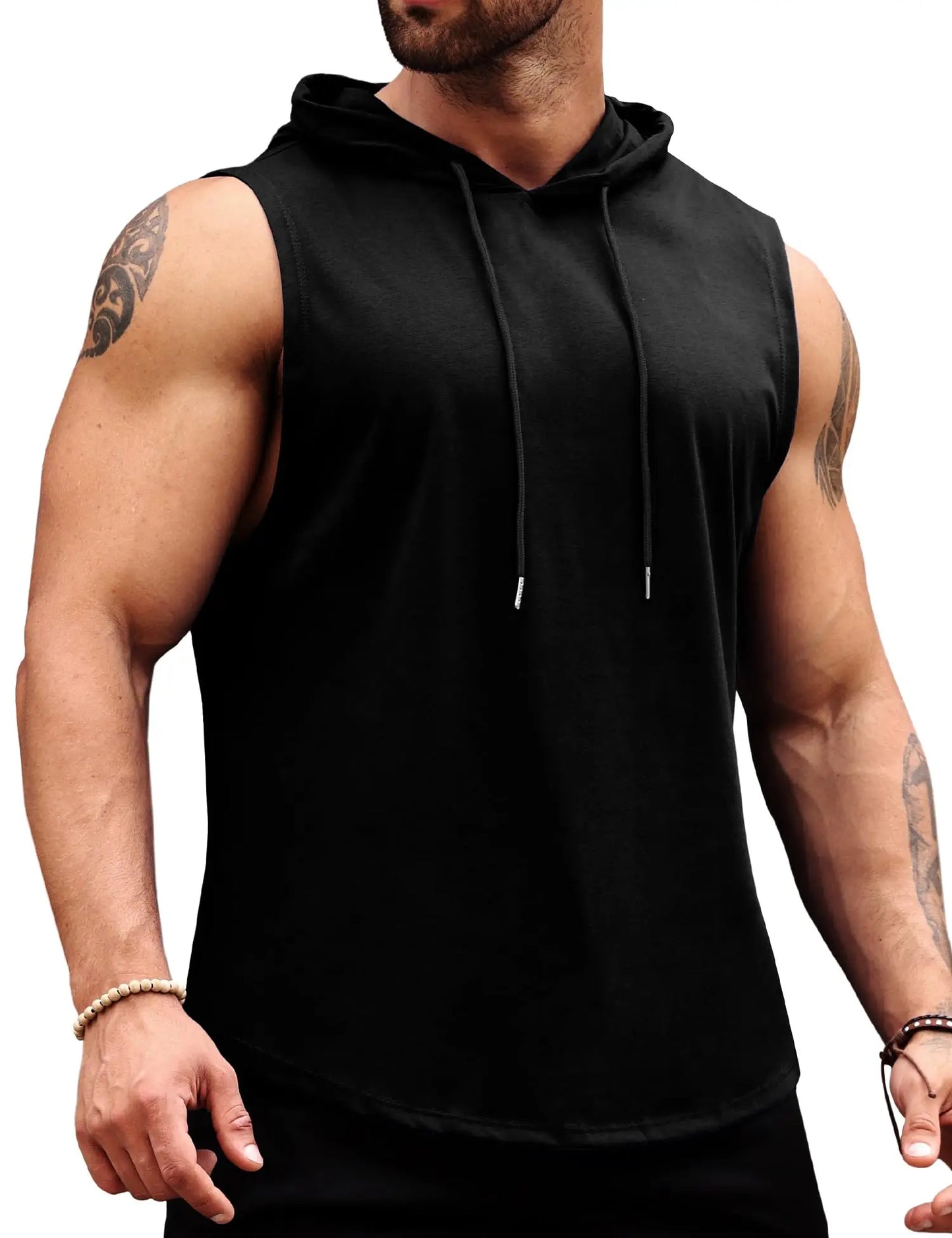 Wholesale Bamboo Breathable Casual Gym  Men's Workout Clothing Sleeveless Shirt  Fitness Sportswear Men Vests Muscle Tank Top