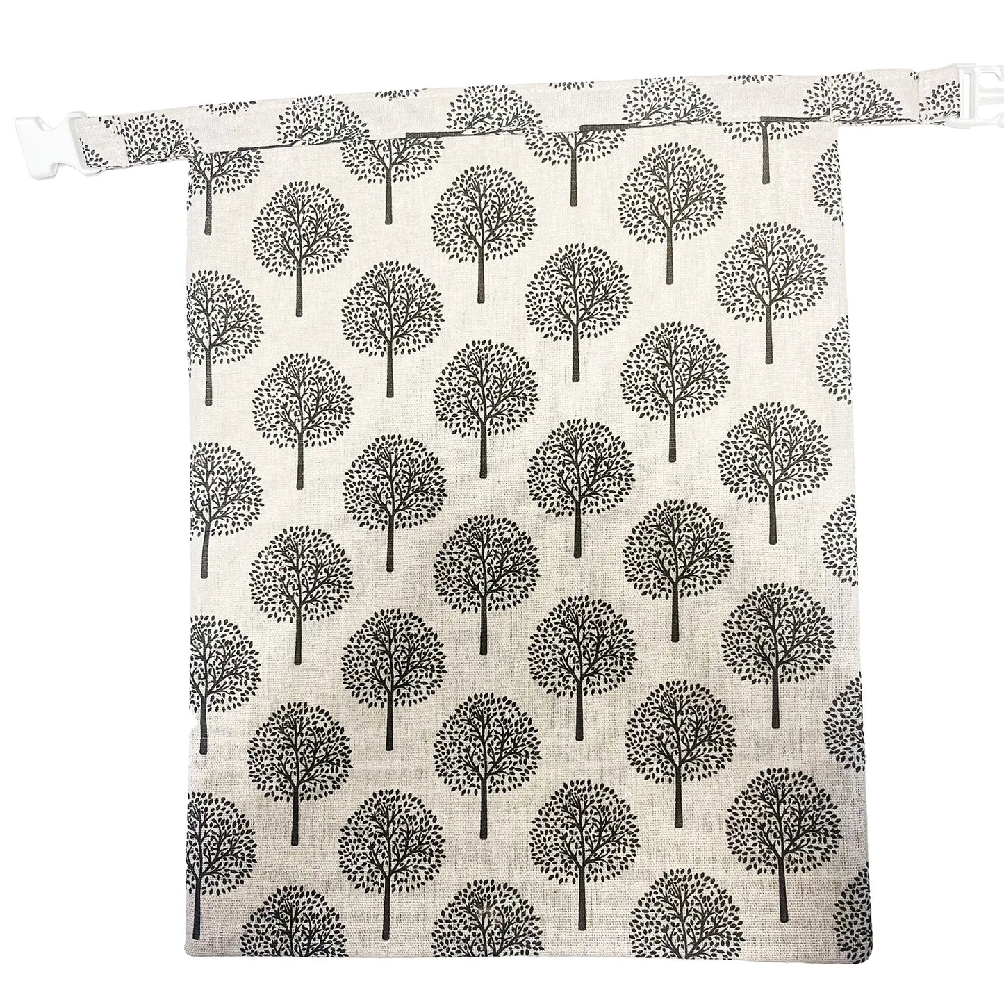 Reusable Fashion Cartoon Bread Shopping Bag with Organic Beeswax Cotton Linen for Homemade Sourdough Storage & Fresh Keeping