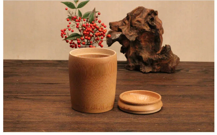 Bamboo Tea Container  Bamboo Tube  White Tea  Tea Packaging Box Storage Wooden Box