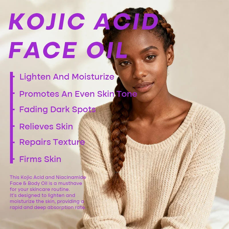 Wholesale Korean Cosmetics Skin Repair Acne Removal Kojic Acid Oil Natural Organic Vegan Anti-Aging Facial Care Oil