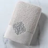 Luxury Bath Towels 5 Star Hotel 80*140CM European Classical 100% Organic Cotton Bath Towel Wholesale White Bath Towels