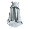 High Quality Organic Bamboo Hooded Baby Towel Animal Print 90x90 cm Super Soft Comfortable Antimicrobial Bathroom Bedroom