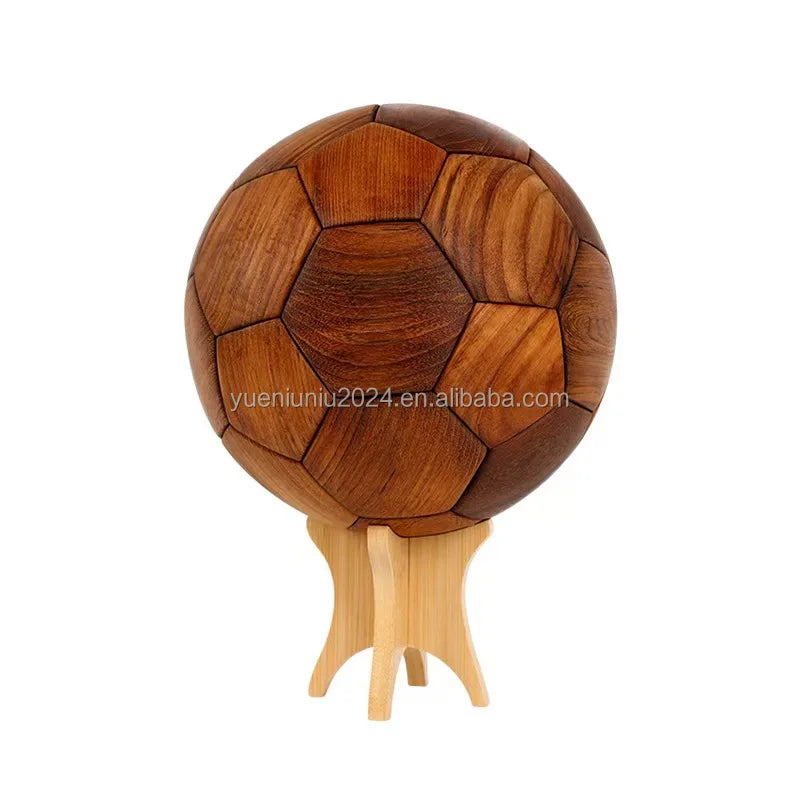 Customizable Bamboo Soccer Ball Eco-Friendly Luxury Corporate Gift & Sports Memorabilia for Special Occasions