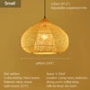 Modern Handmade Bamboo Rattan Hanging Lamp for Restaurant Kitchen Teahouse Farmhouse Home Decor Chandeliers & Pendant Lights