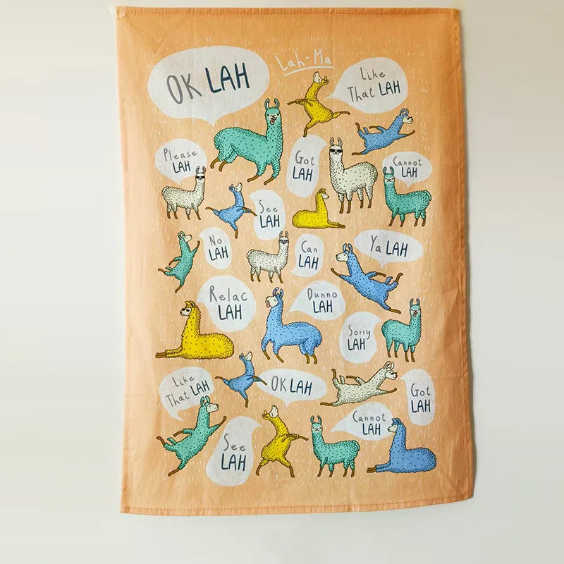 2025 Custom HIgh Quality Home Garden Tableware Coffee 100% Organic Cotton Kitchen Dish Tea Towels
