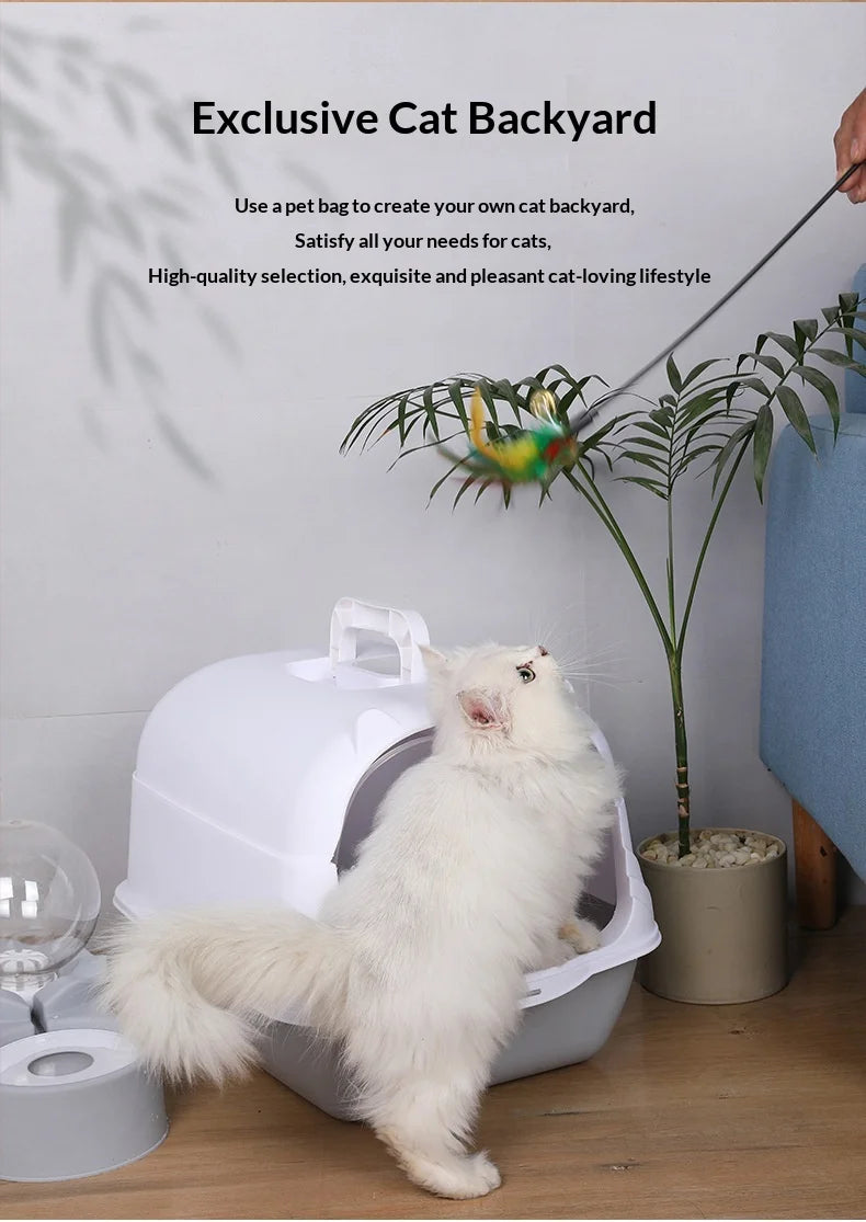 Cat Litter Box Model C01 Bulk Fully Enclosed Anti-Splash Extra-Large UV Sterilization Pet Supplies Manufacturer