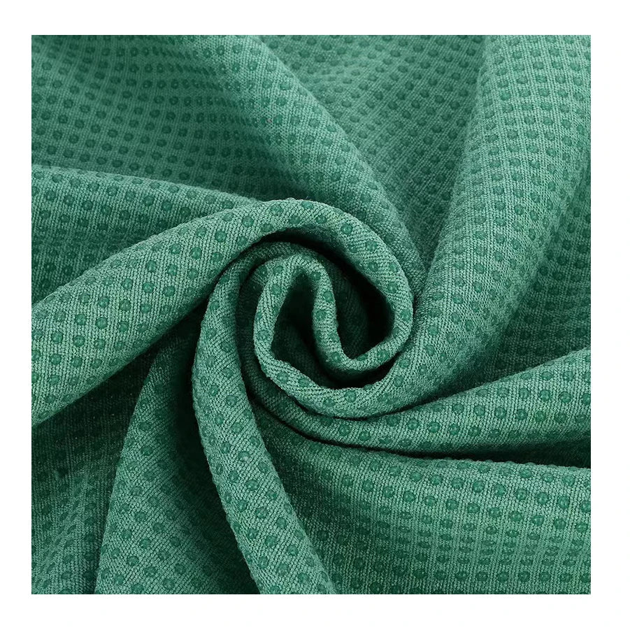 Wholesale Anti slip Microfiber Custom logo Organic Yoga Mat Towel Printed Eco Friendly 350gsm