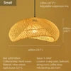 Modern Handmade Bamboo Rattan Hanging Lamp for Restaurant Kitchen Teahouse Farmhouse Home Decor Chandeliers & Pendant Lights