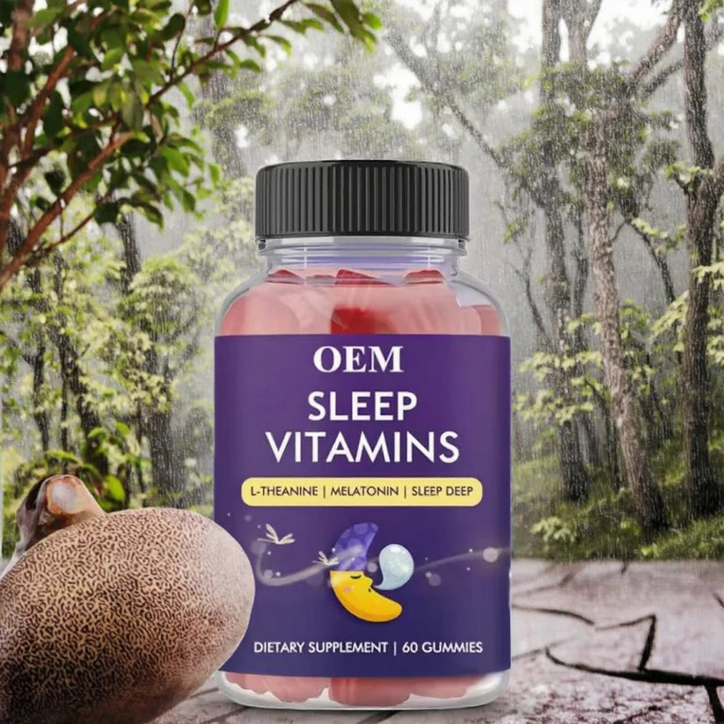 Organic Vegan Sleep Support Gummies  Sugar Free, 60 Count