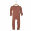 2026 Spring/summer Baby Bamboo Fiber Jumpsuit Baby Long Sleeved Jumpsuit Newborn Pajamas Home Clothe Baby Bodysuit