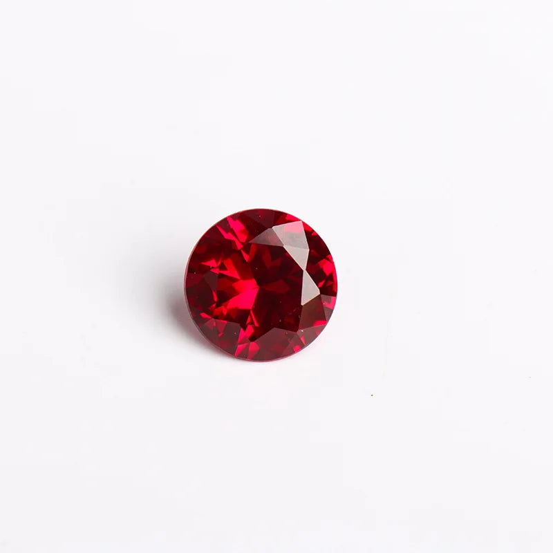High Quality  Best Selling 4-5mm Synthetic/ Natural  Lab Created Ruby Cabochon Stone