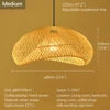 Modern Handmade Bamboo Rattan Hanging Lamp for Restaurant Kitchen Teahouse Farmhouse Home Decor Chandeliers & Pendant Lights