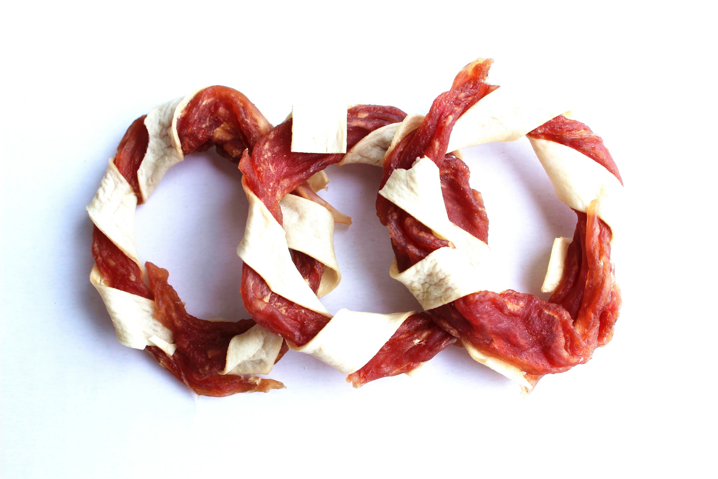 Organic Chicken Fish Ring Dog Treats Natural Grain-Free Skin & Coat Health HACCP Certified No Artificial Colors Dog Snacks