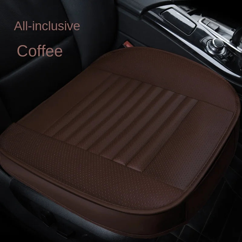 Four Seasons General Danipi 3-Piece Leather Seat Cushion Bamboo Charcoal Small Car Products Without Backrest