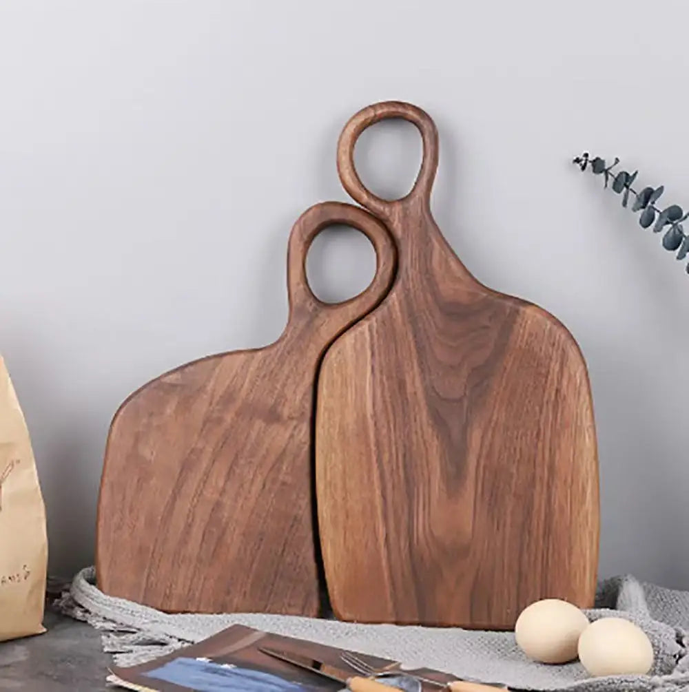 Ready to Ship Small Wooden Bamboo Acacia Eastern Walnut Cutting Board for Kitchen