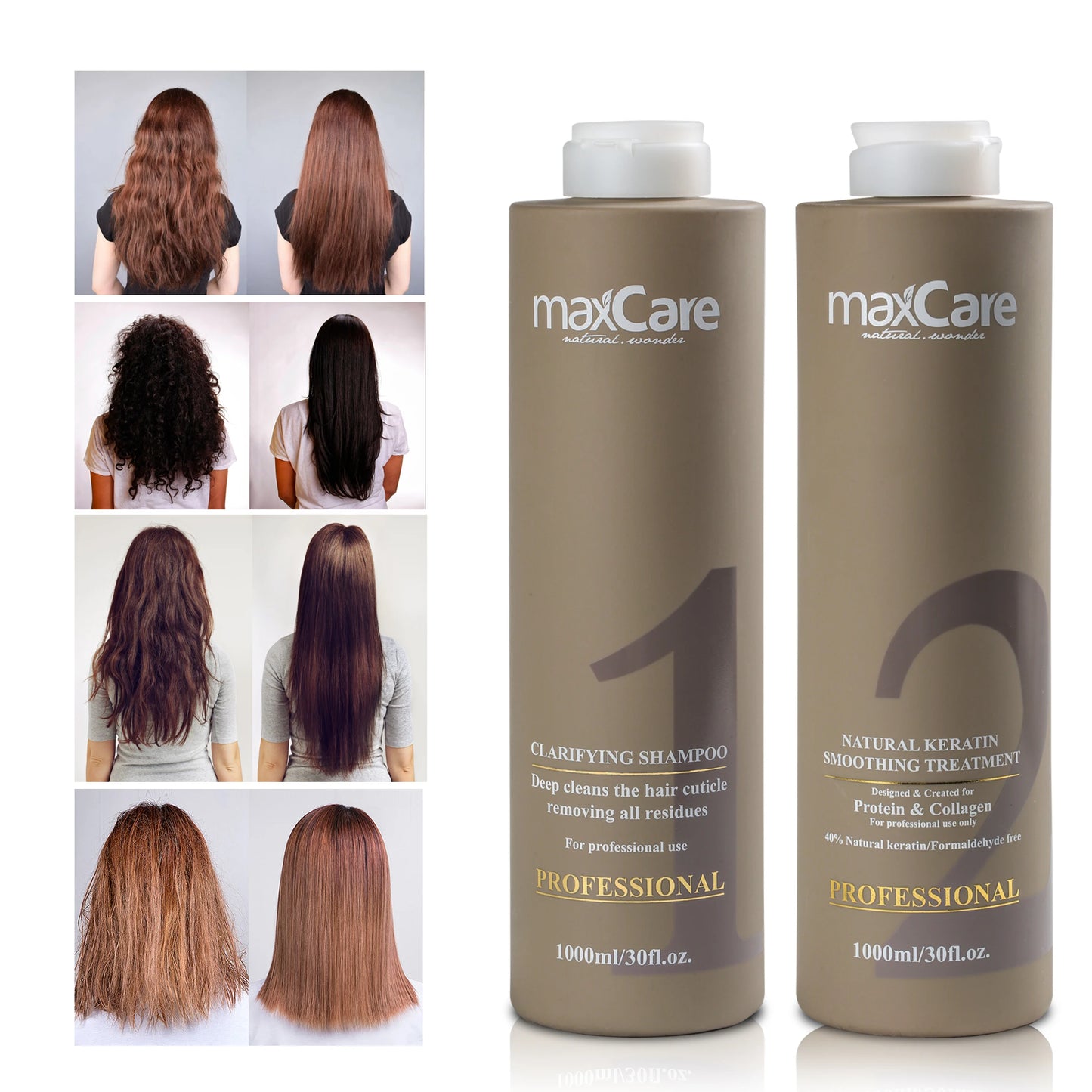 Organic Care Keratin Smoothing Brazilian Hair Treatment Herbal Protein Hair Conditioner for Frizzy Hair