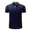 High Quality Wholesale Men's for Polo T-Shirt Cotton/Bamboo Fiber Yarn Dyed 190 Grams Worsted Fabric