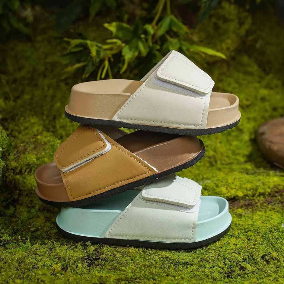 Outside Children Flat Kids Fashion slippers Casual Cute Baby Girls 4 Years Old Casual
