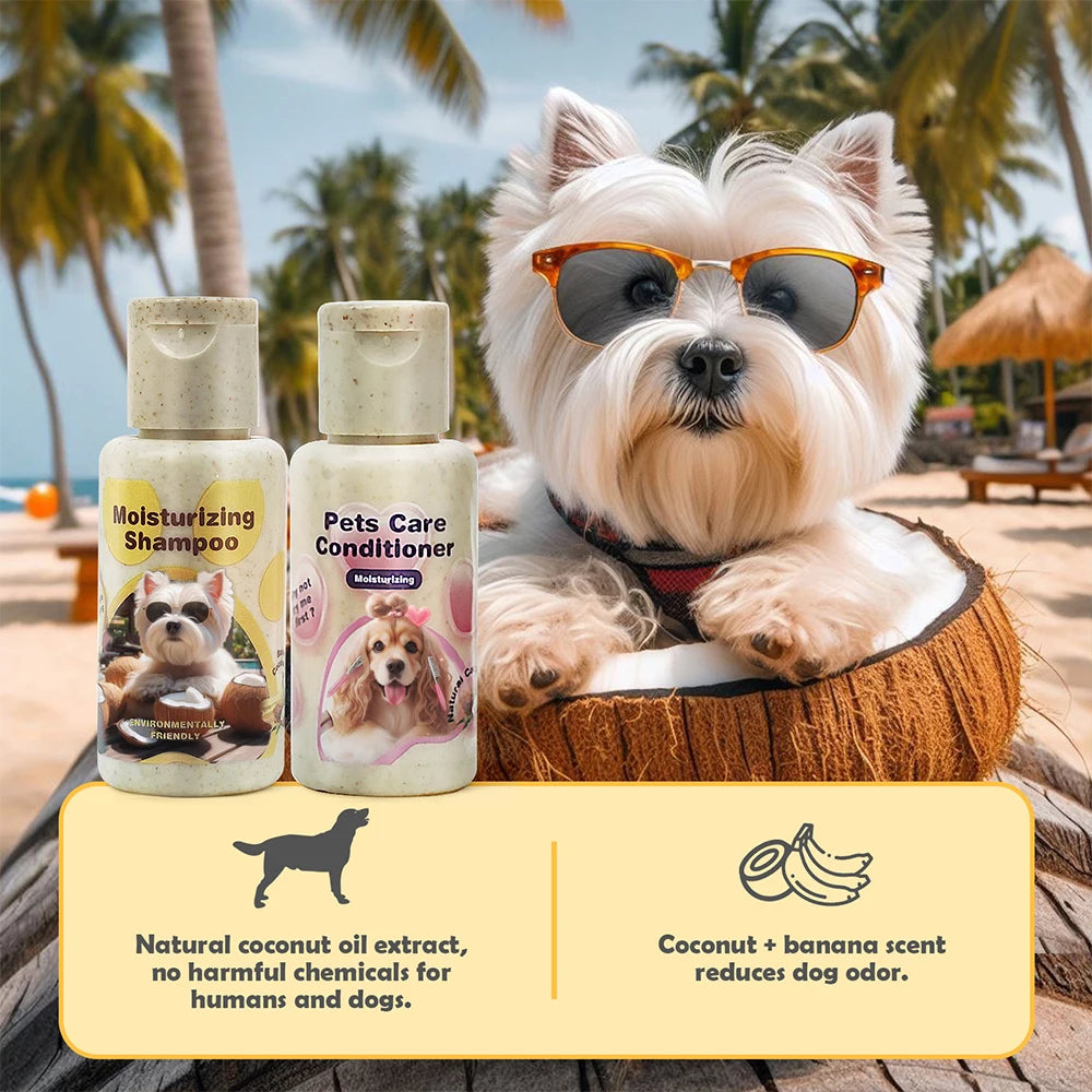 Dog Shampoo and Conditioner Set Natural Organic Anti-Itch Shampoo Consitioner Manufacturers