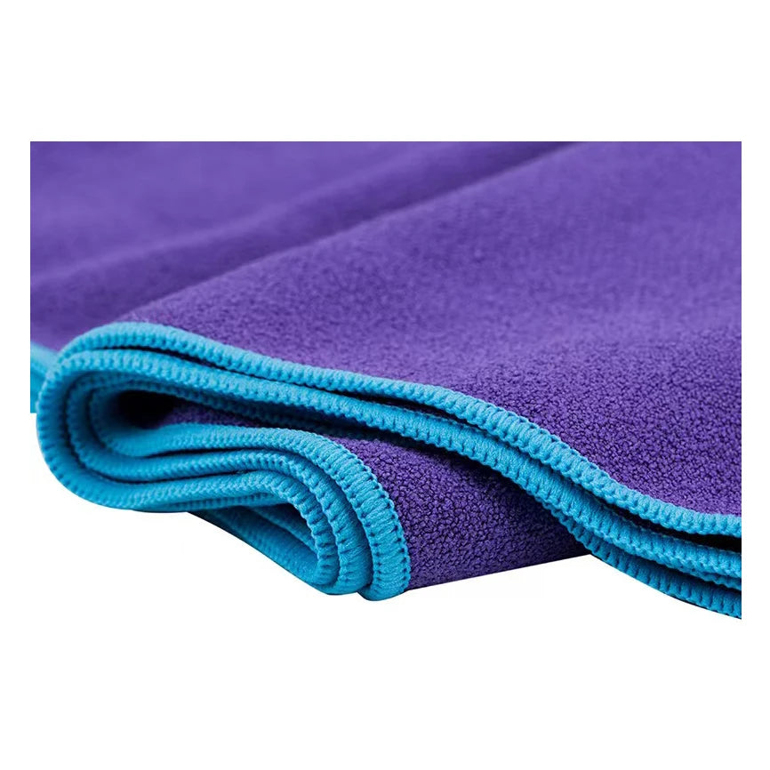 Wholesale Anti slip Microfiber Custom logo Organic Yoga Mat Towel Printed Eco Friendly 350gsm