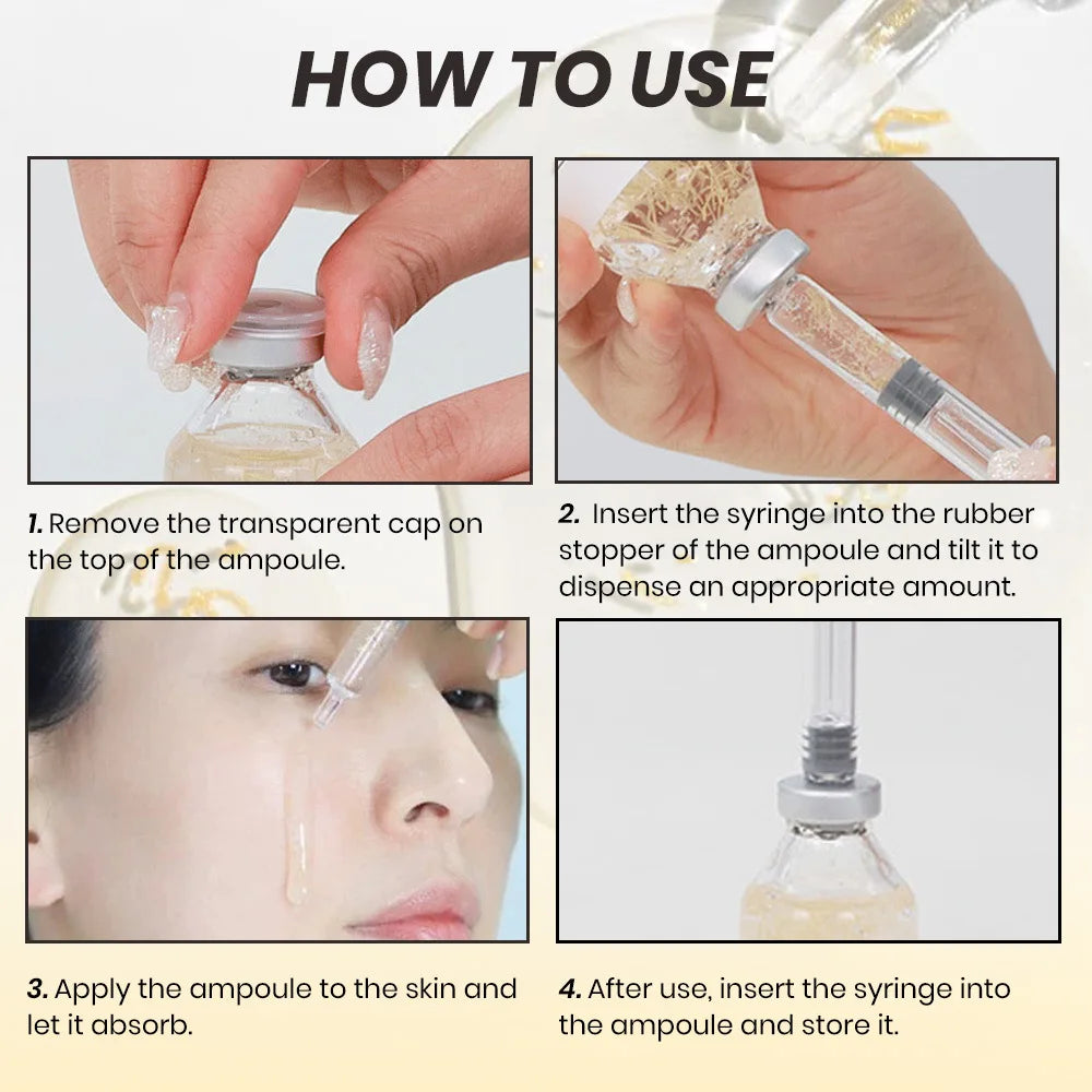 Collagen Peptide Microneedling Serum Liquid Face Moisturizer 30g Organic Hyaluronic Acid Home Use Anti-Aging Pore