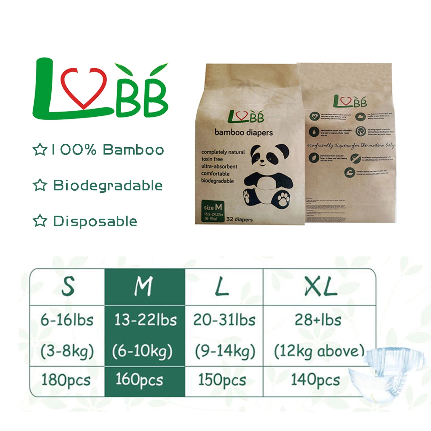 Wholesale Baby Diaper Manufacturers Biodegradable Diapers and  Bamboo Diapers Biodegradable Compostable , Soft and Eco Friendly