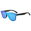 Wholesale new bamboo wood glasses men's women's sun protection integrated mirror polarized rice nail wooden Sunglasses 2024
