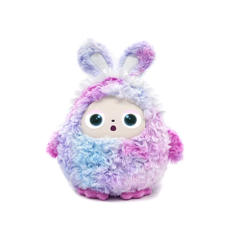 High-Tech Kawaii Green Talking AI Bear Toy Super Soft Organic Cotton Fabric Embroidered LED Eyes PP Cotton Filling Birthday