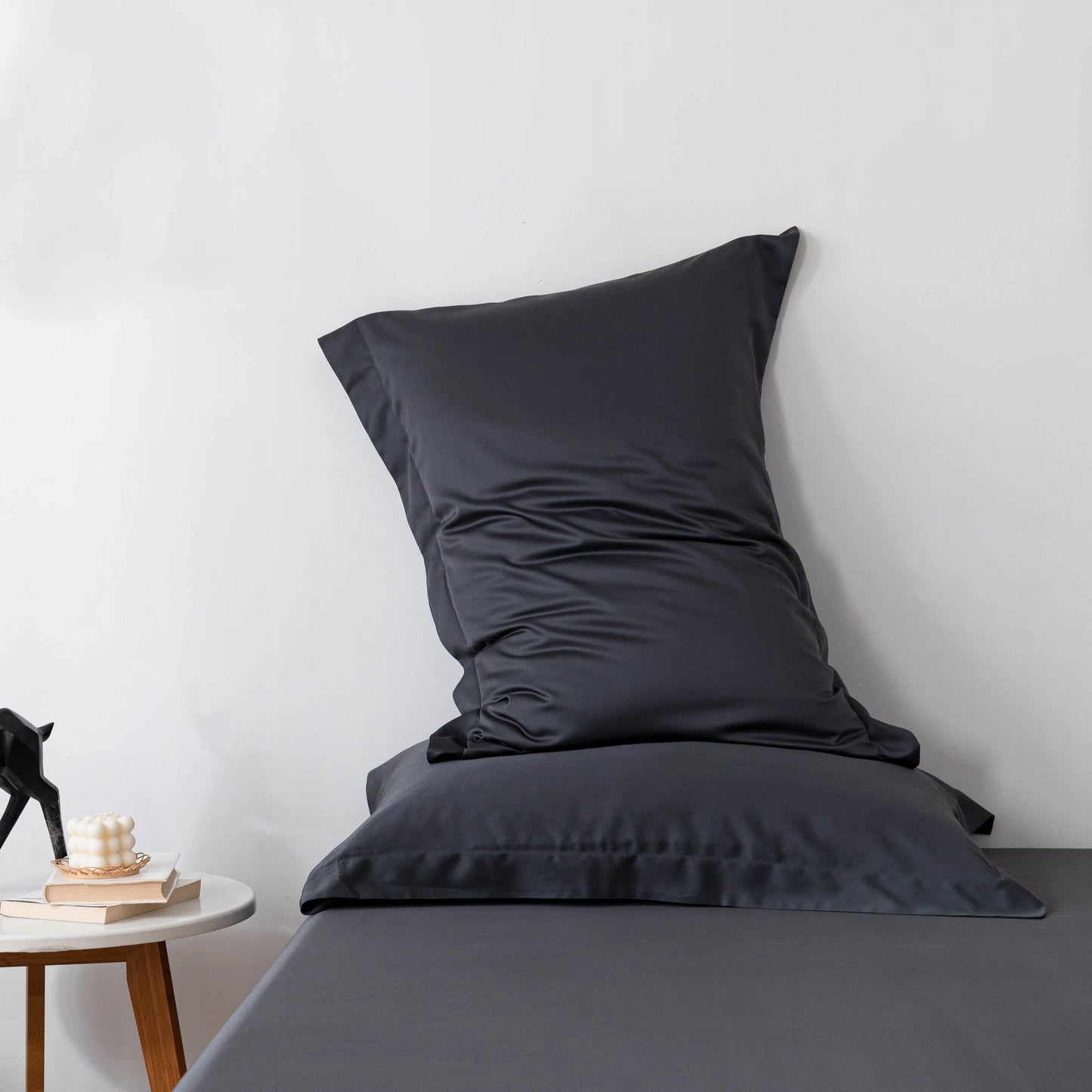 100% Sateen Bamboo Bed Linen Sheet Set Pillow Cases,Top Sheet,and Fitted Sheet Queen