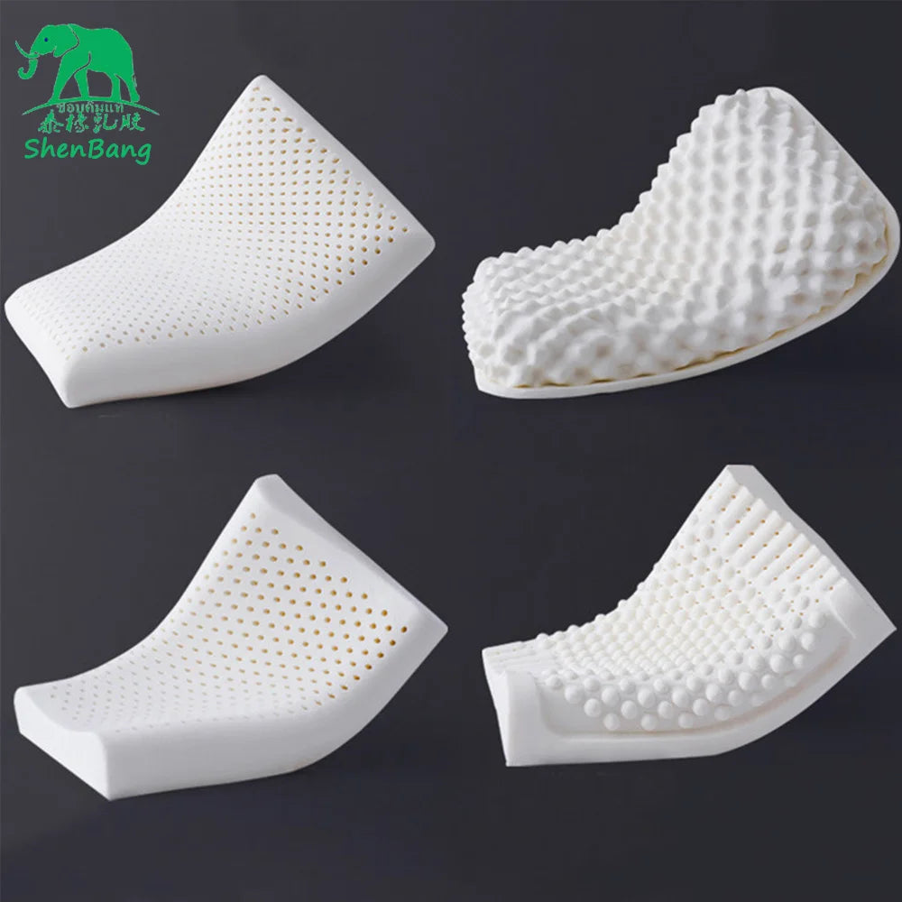Head Contouring Protect Pressure Release Organic Baby Youths Natural Latex Pillow