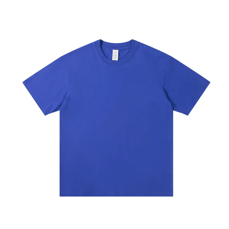 OEM/ODM 230G Heavryweight 230gsm Organic Cotton O-neck Men and Women T-shirt