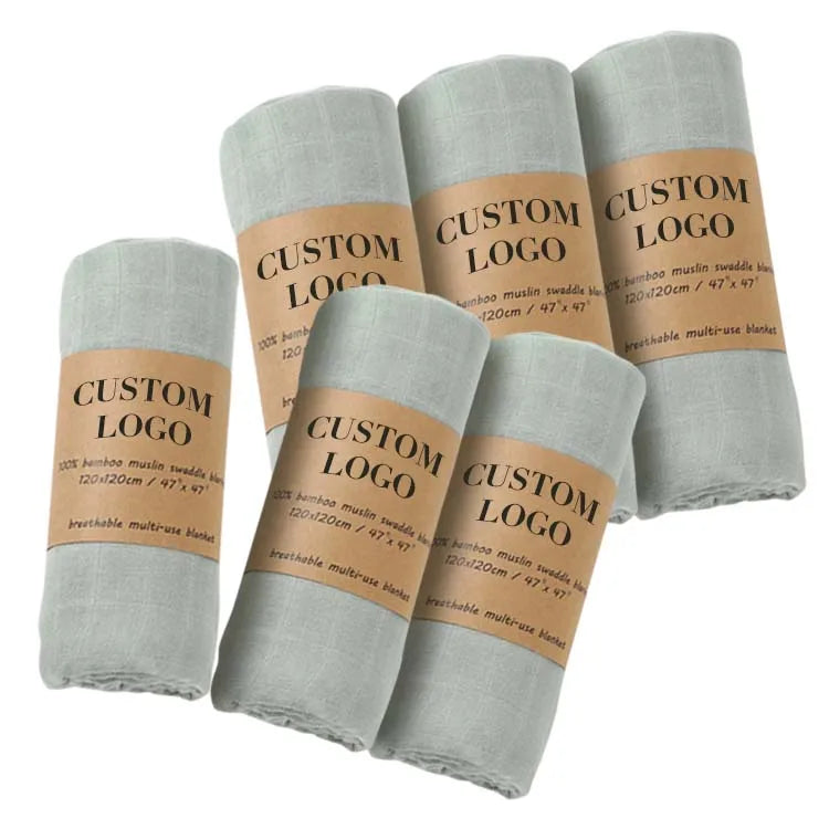 Cheap Price Modest Newborns Baby Blanket Wholesale Baby Organic Cotton Swaddle Blanket for Muslin Islamic