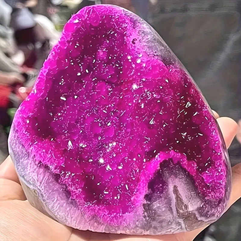 500-600g  Natural Rose Quartz Angels Miraculous Healing Crystal Rocks  Fairy Love Crafts Pink Geode Quartz Cluster