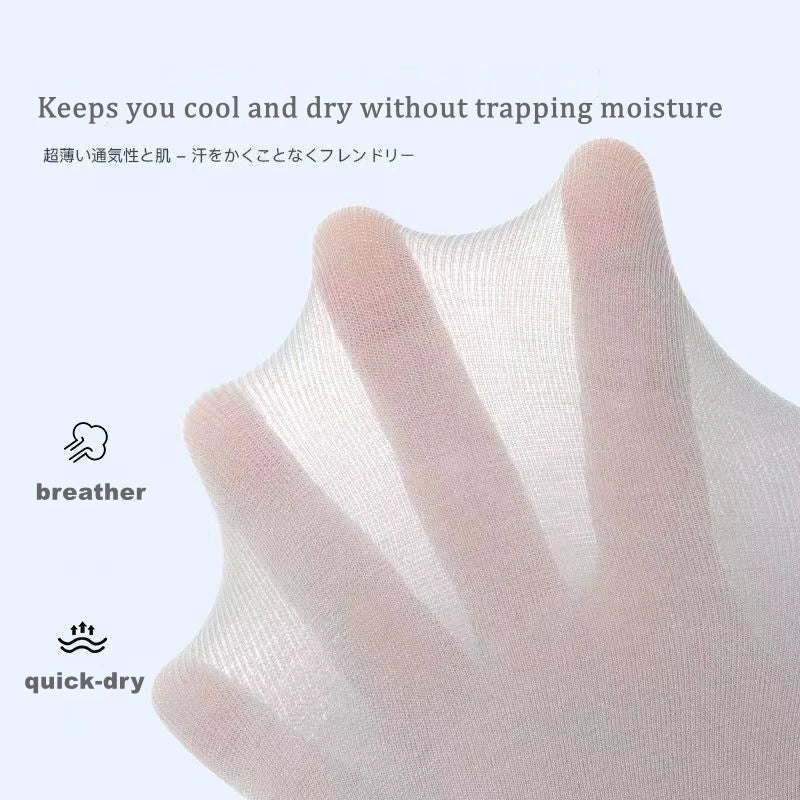 Wholesale  Bamboo Fiber Knee Sleeves Breathable Anti Bacterial Summer Microfiber Thin Knee Pads Women