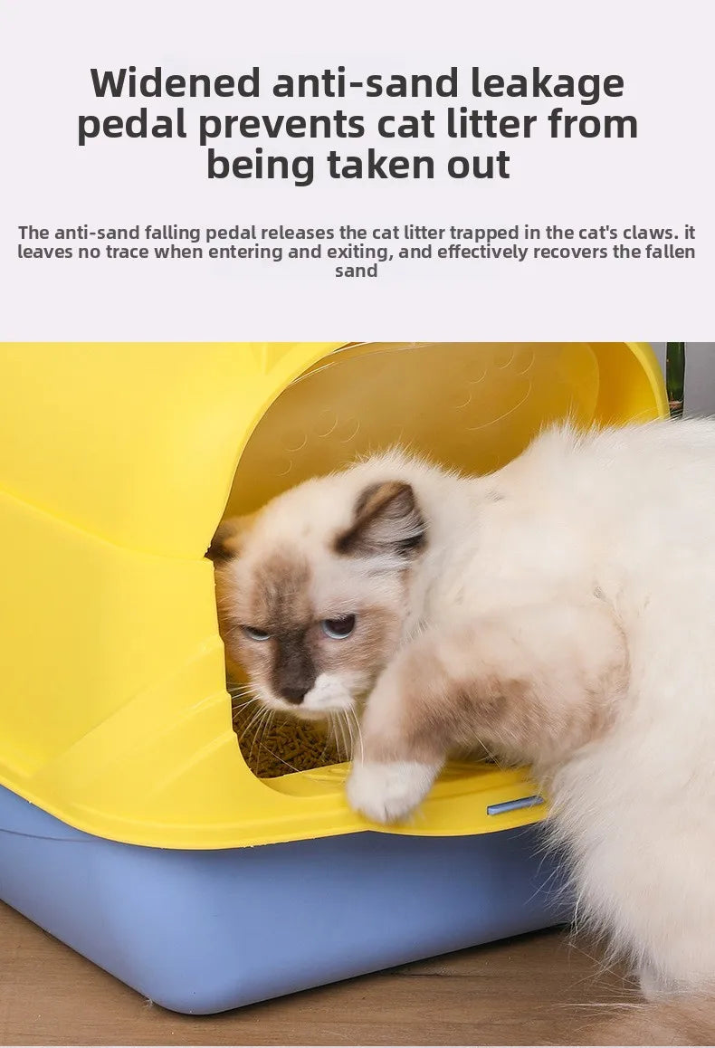 Cat Litter Box Model C01 Bulk Fully Enclosed Anti-Splash Extra-Large UV Sterilization Pet Supplies Manufacturer