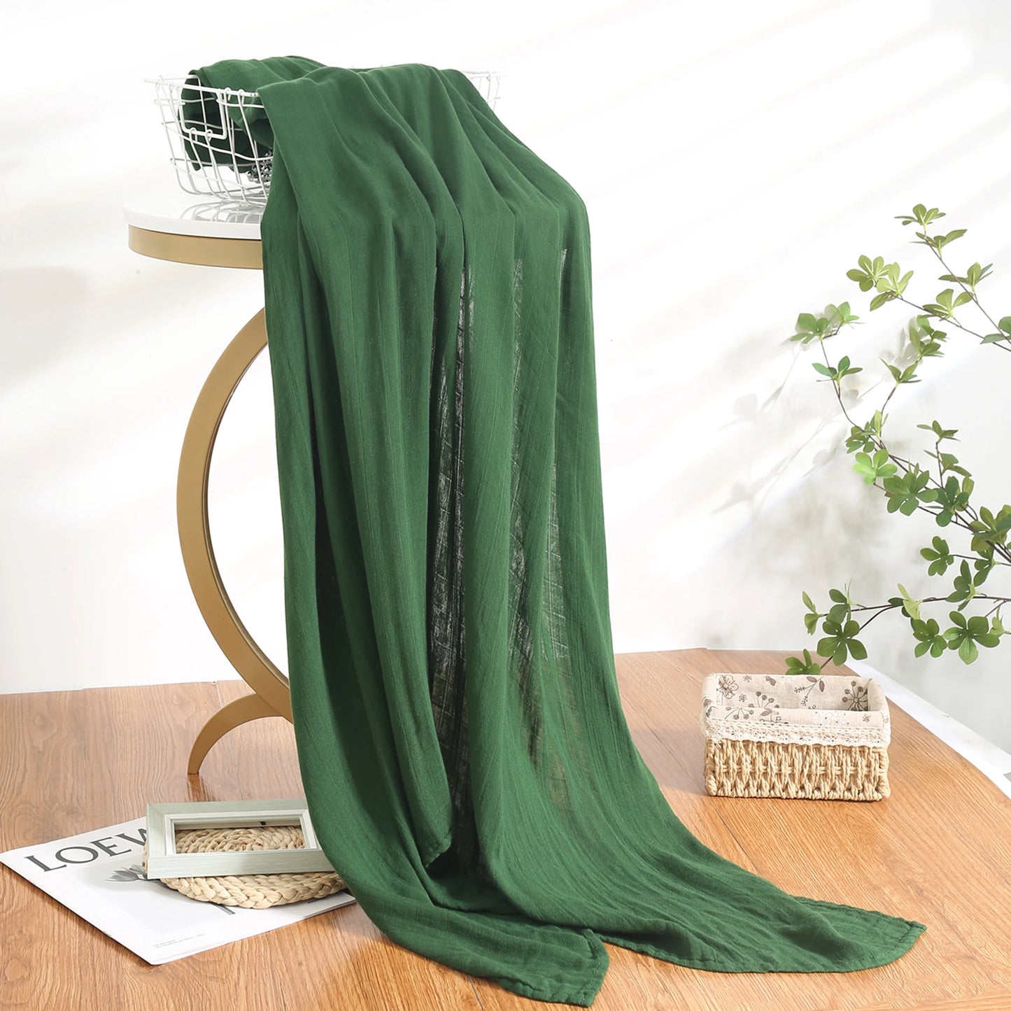 Cheap Price Modest Newborns Baby Blanket Wholesale Baby Organic Cotton Swaddle Blanket for Muslin Islamic