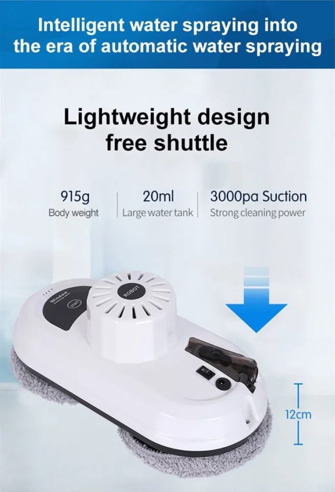 best glass spray water window robot vacuum cleaner