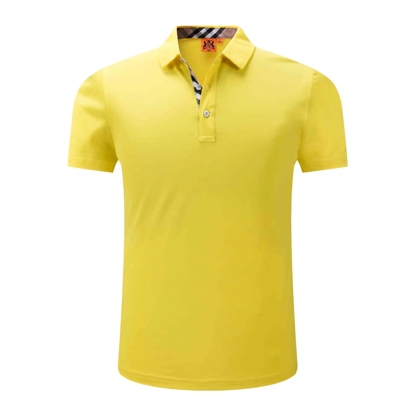 High Quality Wholesale Men's for Polo T-Shirt Cotton/Bamboo Fiber Yarn Dyed 190 Grams Worsted Fabric