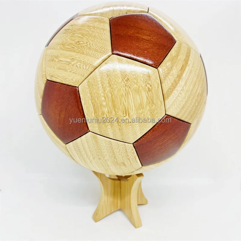 Customizable Bamboo Soccer Ball Eco-Friendly Luxury Corporate Gift & Sports Memorabilia for Special Occasions