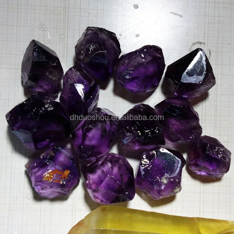 Price of Natural Rough Amethyst Quartz Crystals Dark Purple Amethyst Gemstone Wholesale Price