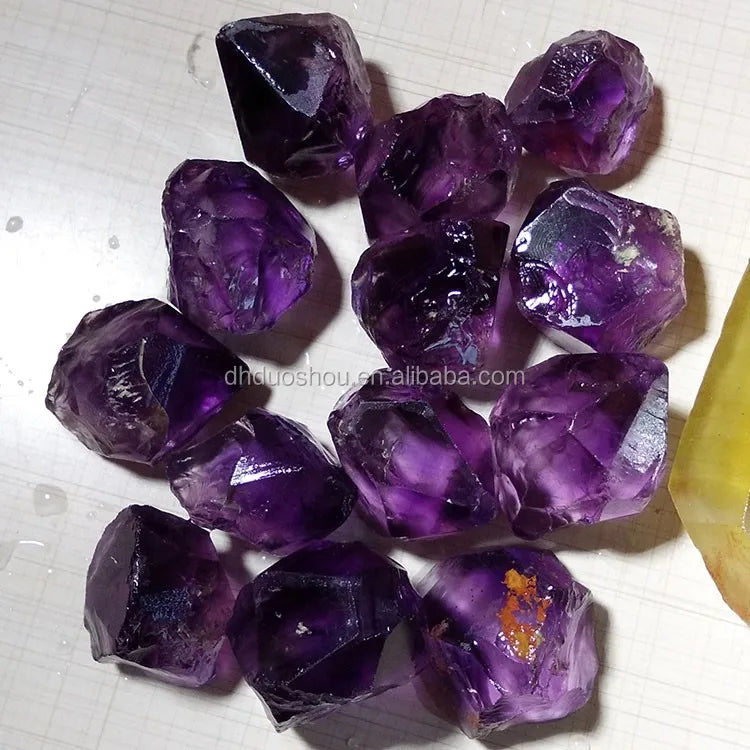 Price of Natural Rough Amethyst Quartz Crystals Dark Purple Amethyst Gemstone Wholesale Price