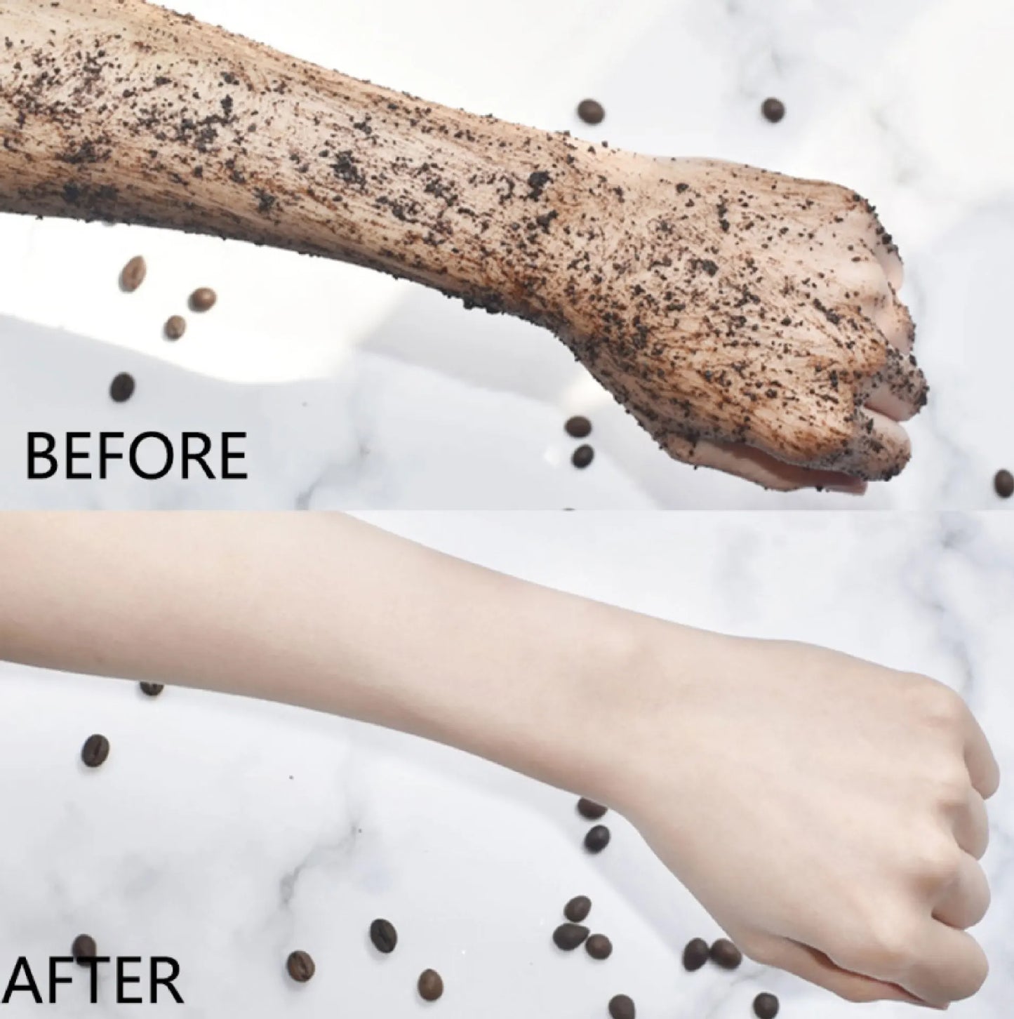 Organic 350g Coffee Turmeric Salt Hydrating Moisturizing Body Deep Cleansing Exfoliating Bath Scrub for All Skin Types